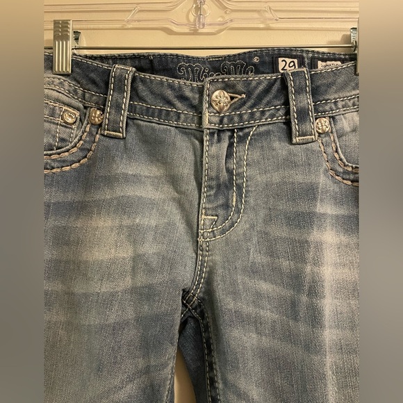 Miss Me Signature Skinny Jean Distressed Size 29 - Picture 13 of 16